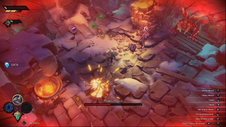 Thanks to his knowledge, you can also stun and knock enemies backward to increase your chance of winning - How to change characters in Darksiders Genesis? - FAQ - Darksiders Genesis Guide
