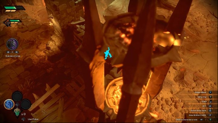 Perhaps the character is standing on some invisible shelf that you cant notice - Im stuck in textures in Darksiders Genesis - what now? - FAQ - Darksiders Genesis Guide