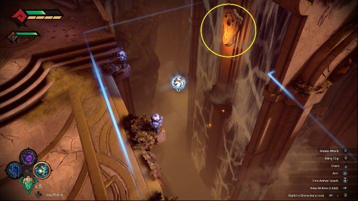 Move forward - you will reach the next puzzle - How to use Aether Spark Chapter 11 in Darksiders Genesis? - Puzzles - Darksiders Genesis Guide