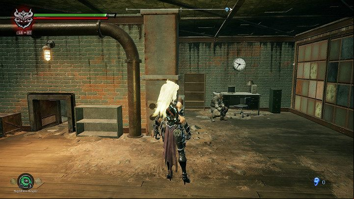 In a small room youll find another man to save - Mangled freeway | Darksiders 3 Walkthrough - Walkthrough - Darksiders 3 Guide