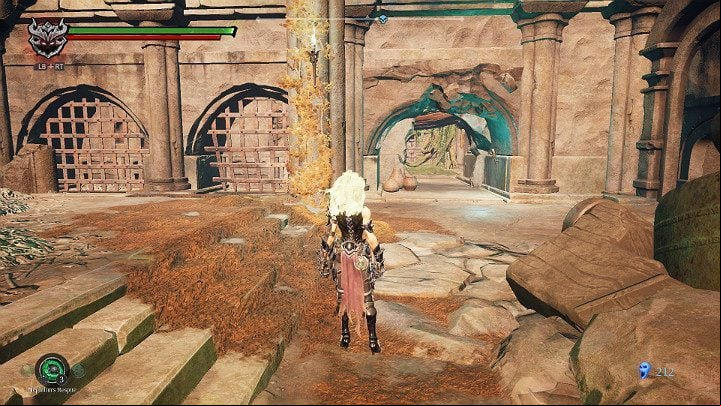 After the fight, go through the age shown in the picture above - South End | Darksiders 3 Walkthrough - Walkthrough - Darksiders 3 Guide