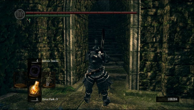 Climb up the stairs - Oolacite Township II - Walkthrough - Dark Souls Game Guide & Walkthrough