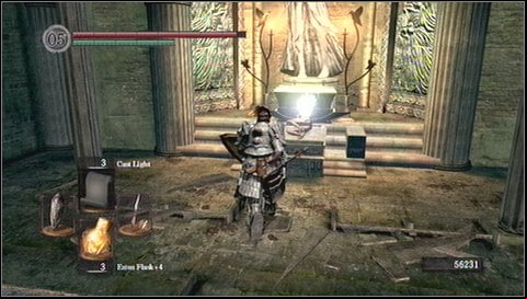 In a side nave of the church youll find two elevators and stairs up - Undead Parish - p. 2 | Walkthrough - Walkthrough - Dark Souls Game Guide & Walkthrough