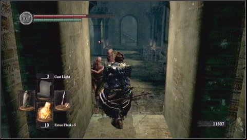On the opposite side of the altar, youll find a age leading up - Undead Parish - p. 2 | Walkthrough - Walkthrough - Dark Souls Game Guide & Walkthrough