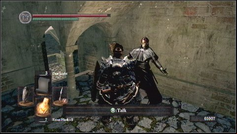 After killing the gargoyle, you might spend your souls to increase your level - Undead Parish - p. 3 | Walkthrough - Walkthrough - Dark Souls Game Guide & Walkthrough