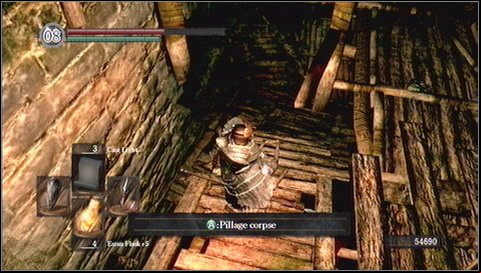 After killing the enemies, run into a tunnel - Blighttown - p. 3 | Walkthrough - Walkthrough - Dark Souls Game Guide & Walkthrough