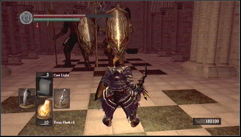 Instead of fighting, go outside with another exit - Anor Londo - p. 1 | Walkthrough - Walkthrough - Dark Souls Game Guide & Walkthrough