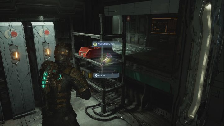 The room is now accessible - enter it and collect the upgrade - Dead Space Remake: Chapter 4 (Obliteration Imminent) - list of secrets - Secrets and Collectibles - Dead Space Remake Guide