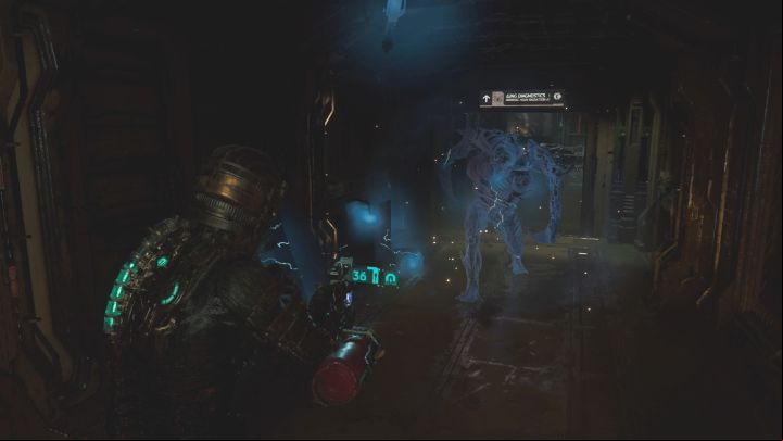 The Hunter will appear in the room - an elite type of Necromorph - Dead Space Remake: Lethal Devotion - Main missions - Dead Space Remake Guide