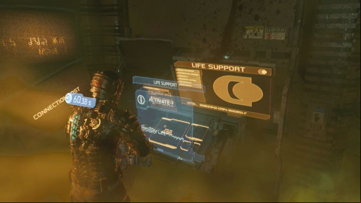 You can't take care of the main objective of the mission right away, because poison gas will be sprayed when you leave Mercer's office - Dead Space Remake: Lethal Devotion - Main missions - Dead Space Remake Guide