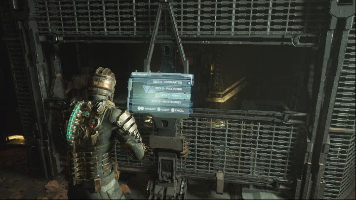There are railed boxes in the next room - move them with Kinesis to unlock the way west to RIG Room - Dead Space Remake: Into the Void - Main missions - Dead Space Remake Guide
