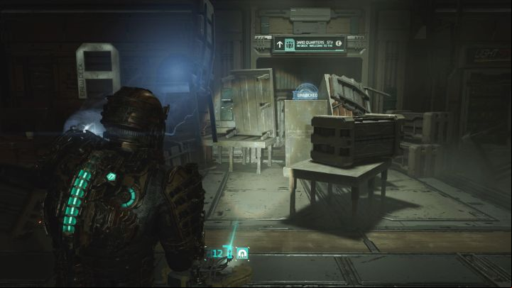 From time to time, you'll receive mission objectives that are written using a foreign language, but you don't have to pay them any mind - Dead Space Remake: End of Days - Main missions - Dead Space Remake Guide