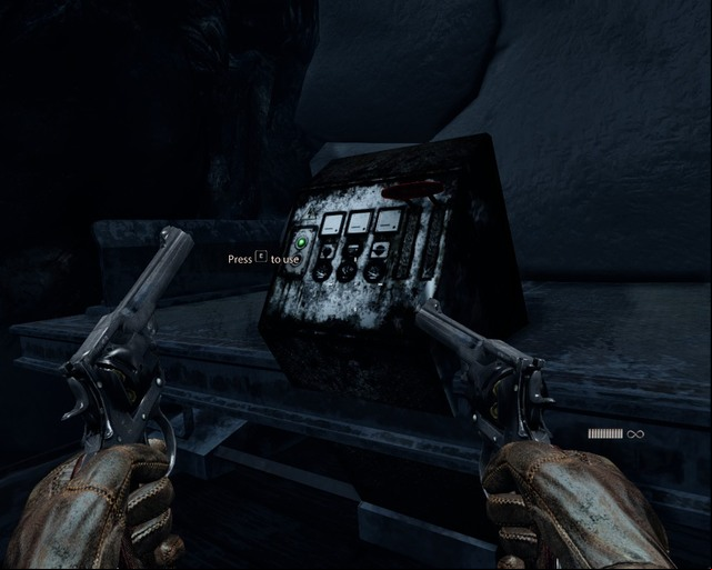 Switch that unlocks the way at the and of the chapter. - Arctic Base | Walkthrough - Walkthrough - Deadfall Adventures Game Guide & Walkthrough