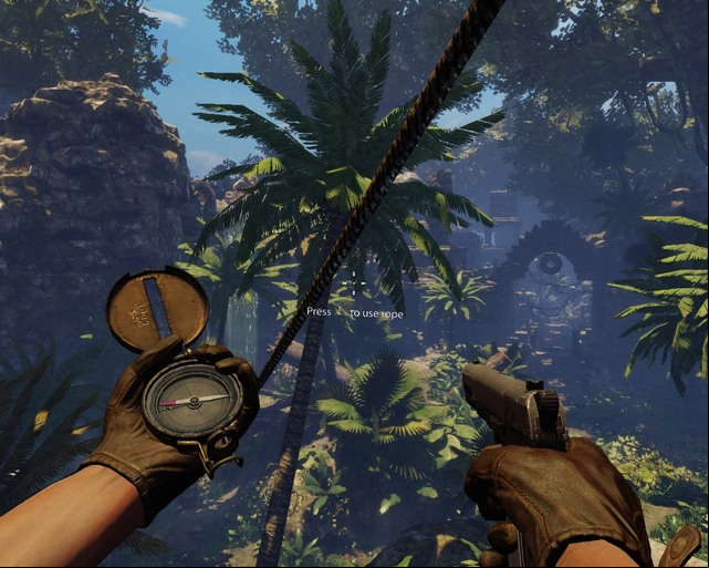 A rope will take you farther - Mayan Jungle | Walkthrough - Walkthrough - Deadfall Adventures Game Guide & Walkthrough