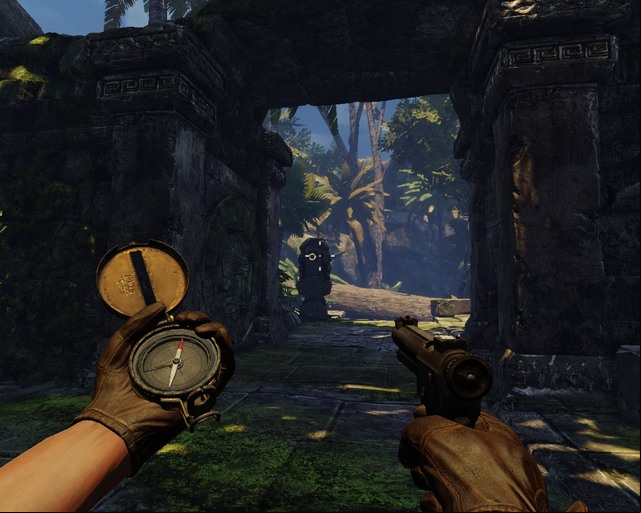 Another trap that can be easily deactivated. - Mayan Jungle | Walkthrough - Walkthrough - Deadfall Adventures Game Guide & Walkthrough