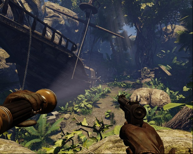 Inside this ship, in the captains cabin. - Mayan Jungle | Treasures - Treasures - Deadfall Adventures Game Guide & Walkthrough