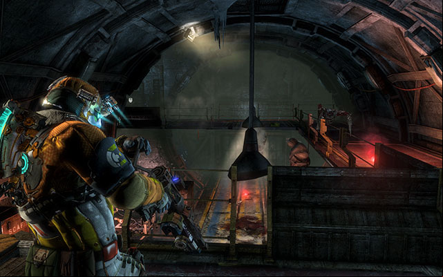 After picking up the key youll be attacked by next wave of Necromorphs - Collect the munitions cache | Side missions: Armory - Side missions: Armory - Dead Space 3 Game Guide