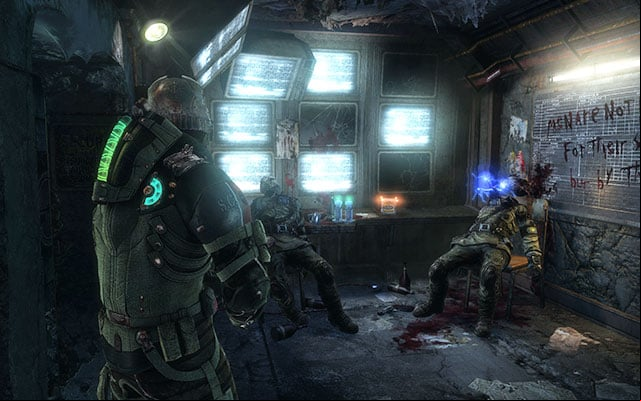 On the desk inside the room with monitoring system - Chapter 15 | Secrets - Secrets - Dead Space 3 Game Guide