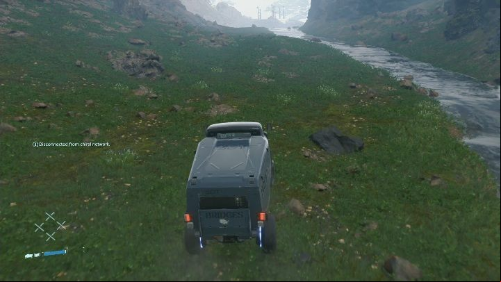 Where the mission begins: Distribution Center North of the Mountain Knot City - Chapter 5 - Mama | Death Stranding Walkthrough - Main story - Death Stranding Guide