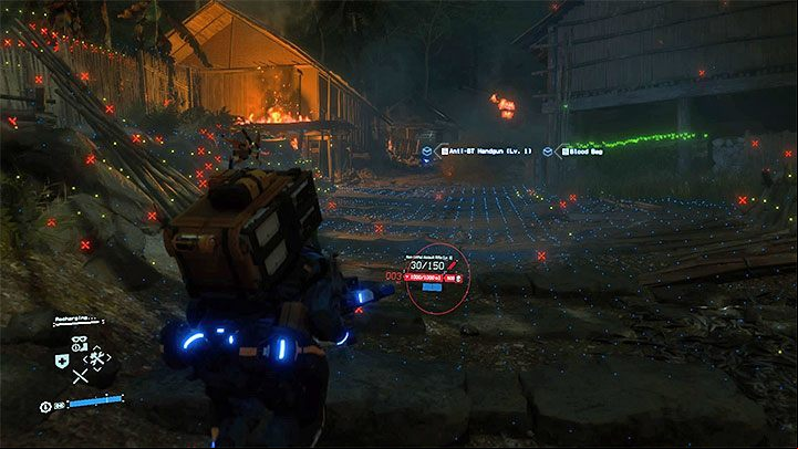 Before you even start attacking the boss, use a scanner to collect as much supplies from the area as possible - Clifford Unger in Chapter 11 | Death Stranding Boss - Bosses - Death Stranding Guide