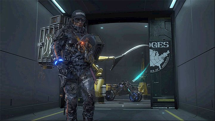 The same goes for garages where you can store vehicles - Where to store unnecessary equipment in Death Stranding? - Exploration and cargo transportation - Death Stranding Guide