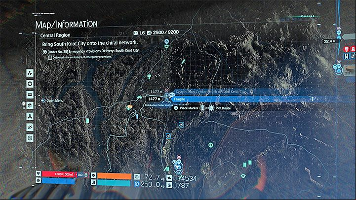 In order to avoid the detonation of the bomb, go to Distribution Center South of Lake Knot City, that is, the location where Fragile is - How to stop the nuclear bomb from exploding in Death Stranding? - Puzzles - Death Stranding Guide