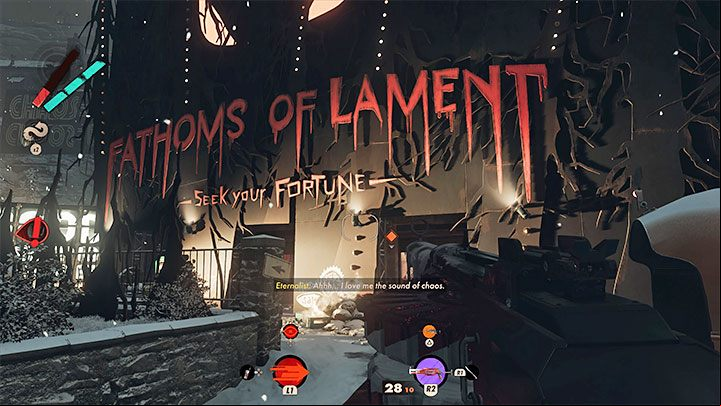 You can play Reward Scheme by visiting the Fathoms of Lament building, which can be found by the district's main road - Deathloop: Super Shifty - walkthrough - The clues of the arsenal - Deathloop Guide