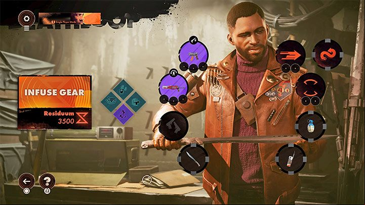 Aside from analyzing the clues and selecting the district, it's also important to choose Colt's equipment in the Loadout menu - Deathloop: Time loops - Basics - Deathloop Guide