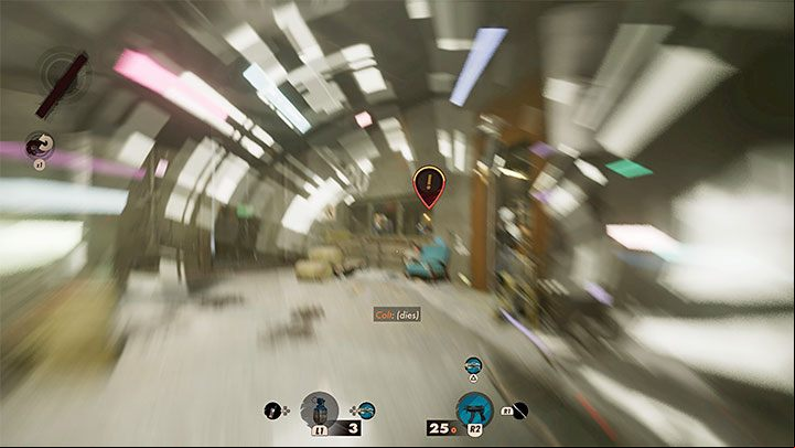 The Reprise power activates automatically when you lose all health points - Deathloop: Death & Respawn - Basics - Deathloop Guide