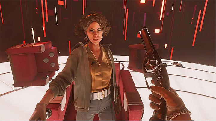 After Colt and Julianna aim the old duel pistols at each other, don't do anything - Deathloop: Endings - list - Finale - Deathloop Guide