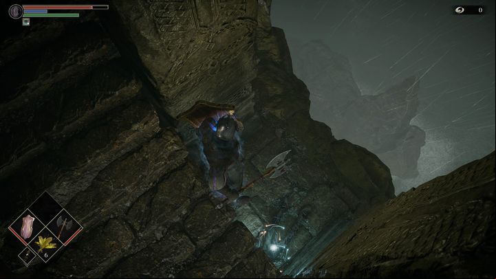 After picking up the item, go inside the room - Demons Souls Remake: The Ritual Path (4-2) - walkthrough - Temple of Storms (Region 4) - Demons Souls Remake Guide