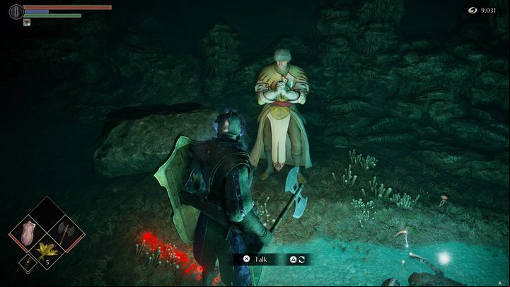 Then pick up all the items that are located at the bottom and talk to Urban - Demons Souls Remake: The Ritual Path (4-2) - walkthrough - Temple of Storms (Region 4) - Demons Souls Remake Guide