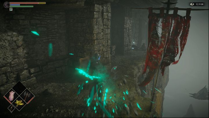 Then jump down, and you'll arrive back at the very beginning of the location - Demons Souls Remake: The Ritual Path (4-2) - walkthrough - Temple of Storms (Region 4) - Demons Souls Remake Guide