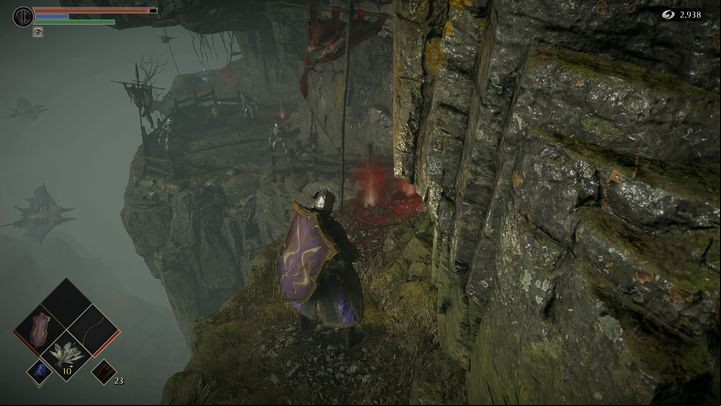 You're going to go outside now - Demons Souls Remake: The Ritual Path (4-2) - walkthrough - Temple of Storms (Region 4) - Demons Souls Remake Guide
