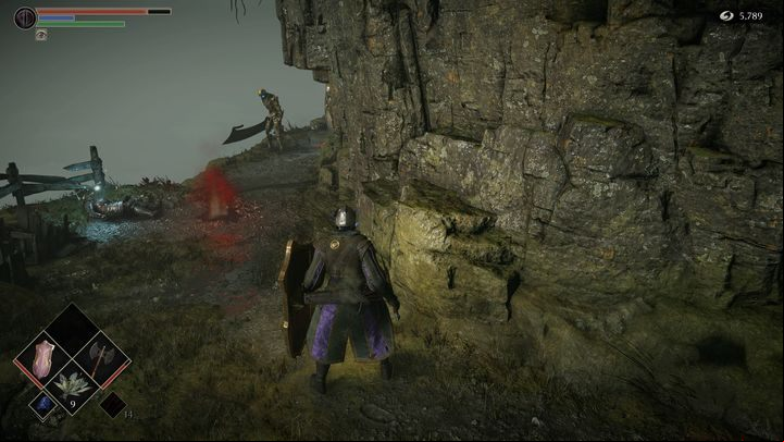 After defeating them, keep going forward - Demons Souls Remake: The Ritual Path (4-2) - walkthrough - Temple of Storms (Region 4) - Demons Souls Remake Guide