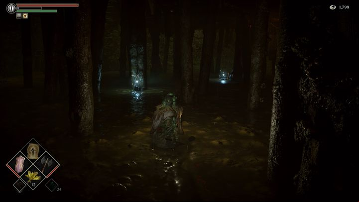 You can also jump down towards the wooden balks that the fortification - Demons Souls Remake: Swamp of Sorrow (5-2) - walkthrough - Valley of Defilement (Region 5) - Demons Souls Remake Guide