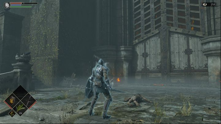 The main gate will be closed - Demons Souls Remake: Gates Of Boletaria (1-1) - walkthrough - Boletarian Palace (Region 1) - Demons Souls Remake Guide