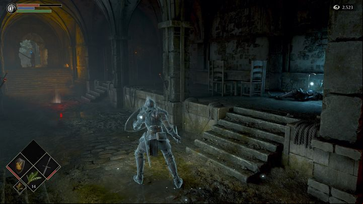 Moving on, inside you will find some useful items to pick up - Demons Souls Remake: Gates Of Boletaria (1-1) - walkthrough - Boletarian Palace (Region 1) - Demons Souls Remake Guide