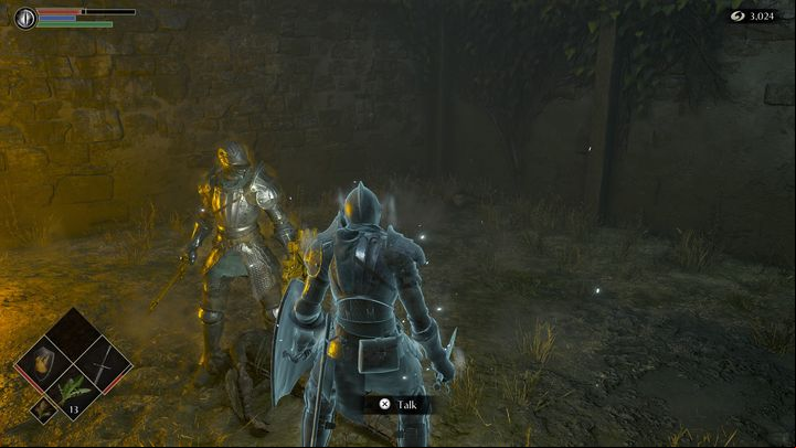 Talk to Ostrava, and he will thank you for saving, and you will receive a telescope from him - Demons Souls Remake: Gates Of Boletaria (1-1) - walkthrough - Boletarian Palace (Region 1) - Demons Souls Remake Guide