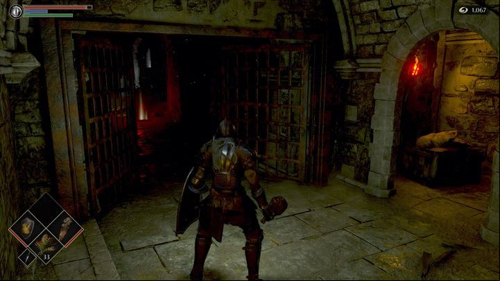 When you reach the place visible in the photo, there will be an exit from the tunnel on the right side - Demons Souls Remake: The Lords Path (1-2) - solution, walkthrough - Boletarian Palace (Region 1) - Demons Souls Remake Guide