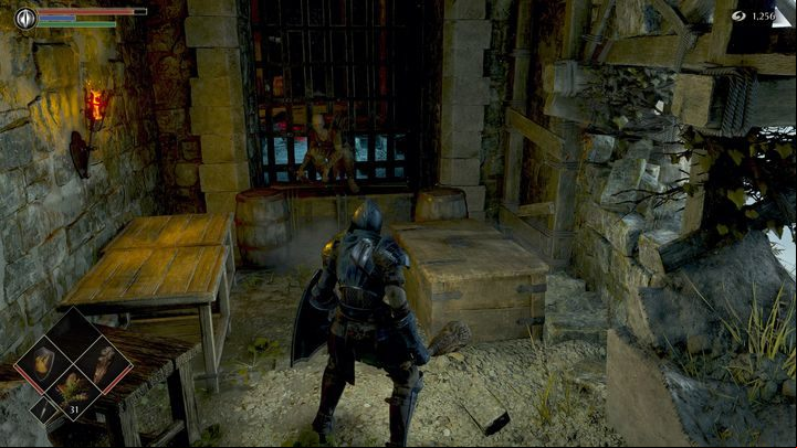 There is an NPC with whom you can trade - Demons Souls Remake: The Lords Path (1-2) - solution, walkthrough - Boletarian Palace (Region 1) - Demons Souls Remake Guide