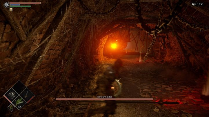 Most of his fire attacks won't reach you if you stay close to the walls - Demons Souls Remake: Armour Spider - boss, how to defeat? - Demons Souls Remake: Bosses - Demons Souls Remake Guide