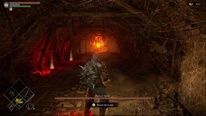 If you want to defeat the boss only using arrows or magic, take the appropriate number of arrows or mana-regenerating items - Demons Souls Remake: Armour Spider - boss, how to defeat? - Demons Souls Remake: Bosses - Demons Souls Remake Guide