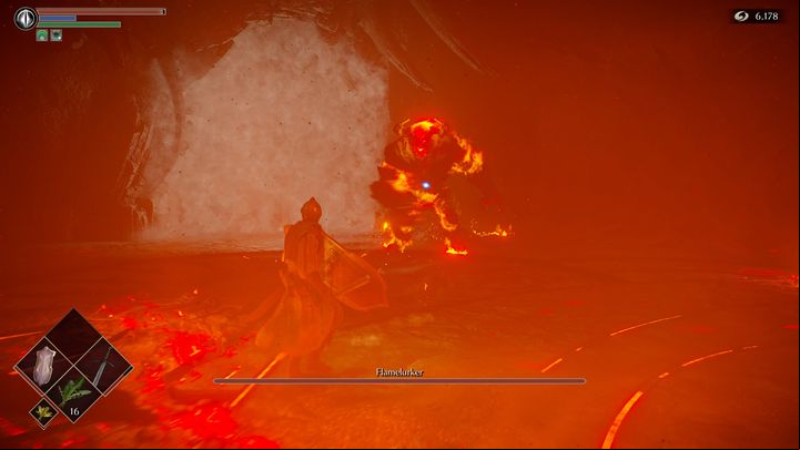 If you realize that you made a dodge at the wrong time, try to block the attack immediately after the dodge - Demons Souls Remake: Flamelurker - boss, how to defeat? - Demons Souls Remake: Bosses - Demons Souls Remake Guide