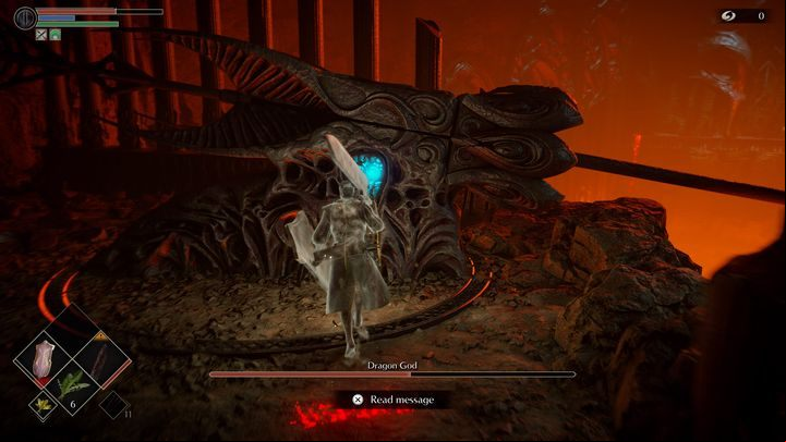 Once you get to the top, you'll see another catapult - Demons Souls Remake: Dragon God - boss, how to defeat? - Demons Souls Remake: Bosses - Demons Souls Remake Guide