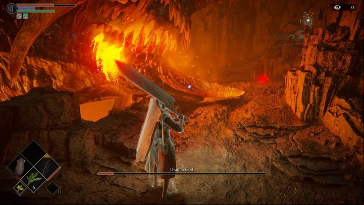 For now on, Dragon God won't be moving - Demons Souls Remake: Dragon God - boss, how to defeat? - Demons Souls Remake: Bosses - Demons Souls Remake Guide