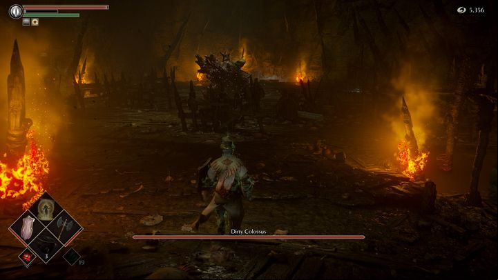The most important thing about fighting a boss at a close range is to attack his back - Demons Souls Remake: Dirty Colossus - boss, how to defeat? - Demons Souls Remake: Bosses - Demons Souls Remake Guide