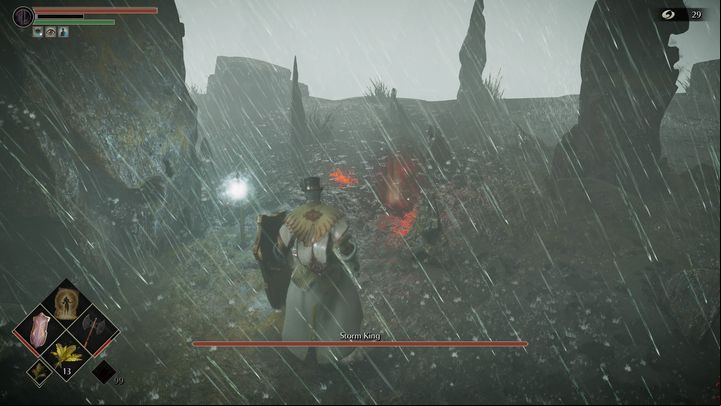 Equip the weapon as soon as you collect it - Demons Souls remake: Storm King - boss how to defeat? - Demons Souls Remake: Bosses - Demons Souls Remake Guide