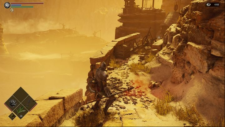 You will notice the first lizard, kill it, then go further - Demons Souls Remake: Smithing Grounds(2-1) - walkthrough - Tunnel of the Stone Fang (Region 2) - Demons Souls Remake Guide