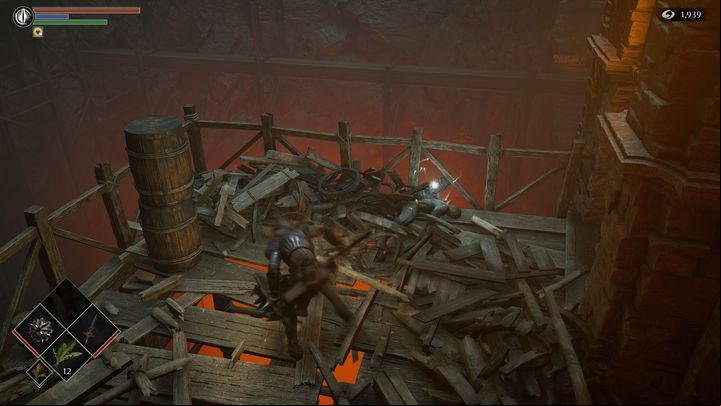 When you defeat him, go through the fog - Demons Souls Remake: Smithing Grounds(2-1) - walkthrough - Tunnel of the Stone Fang (Region 2) - Demons Souls Remake Guide